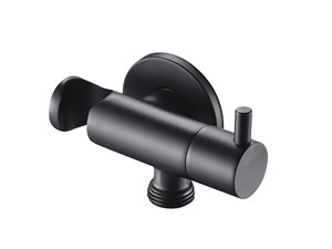 נקודת מים משולבת מתלה למזלף שחור מט